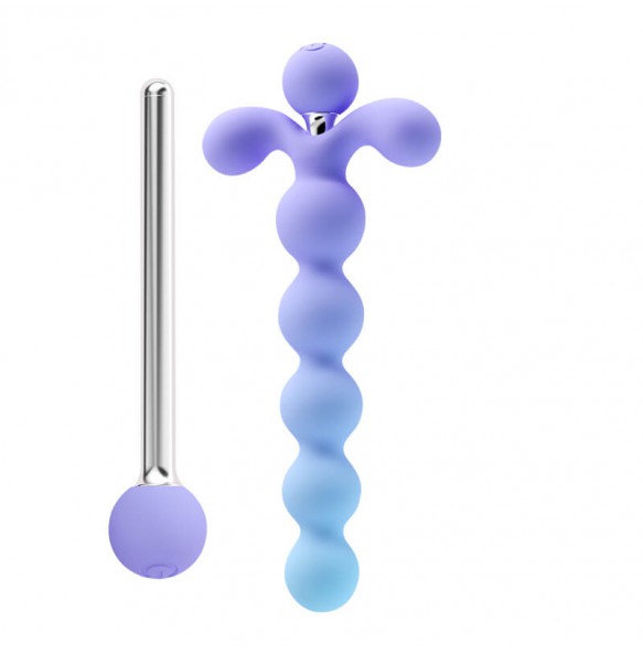 MizzZee - Floral Anal Massager (Chargeable - Purple)